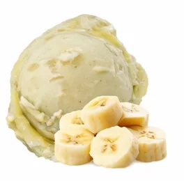 Banana gelato scoop