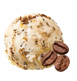 Coffee gelato scoop