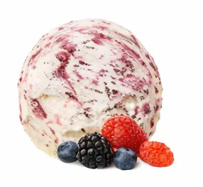 Mixed Berries gelato scoop