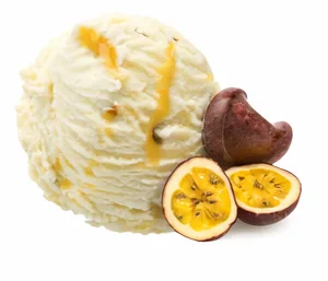 Passion Fruit gelato scoop