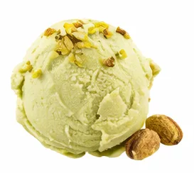 Pistachio gelato scoop