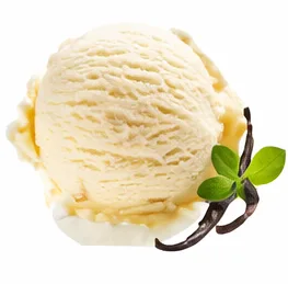 Vanilla gelato scoop
