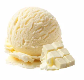 White Chocolate gelato scoop